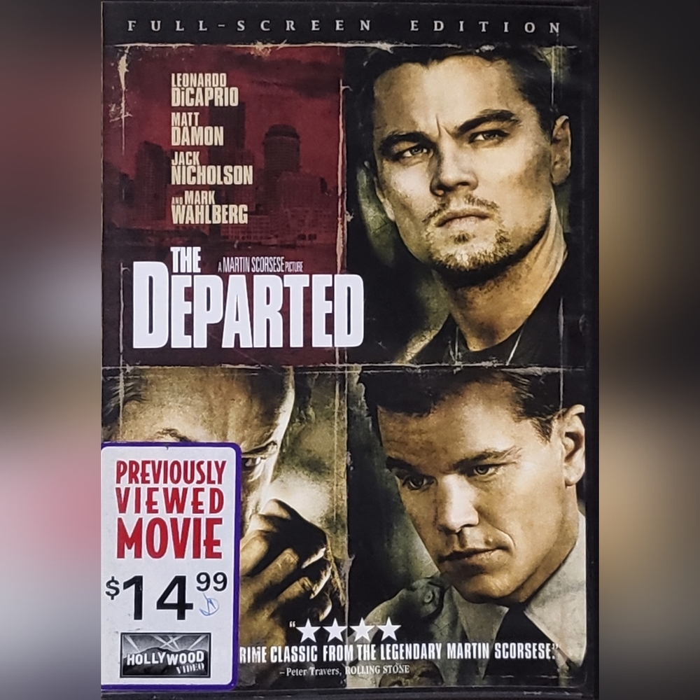 The Departed full screen movie DVD EUC